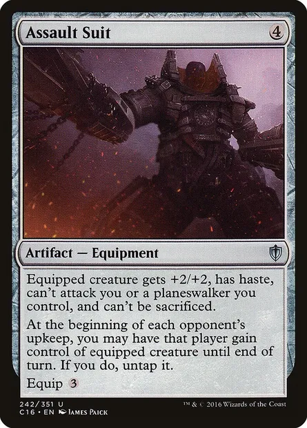 Assault Suit, Magic card C16 242 — Commander 2016 set