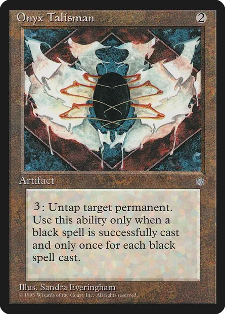 Onyx Talisman, Magic card ICE 331 — Ice Age set