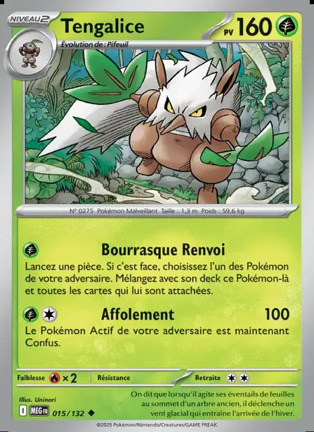 Tengalice, carte Pokémon MEG 015 — extension Méga-Évolution