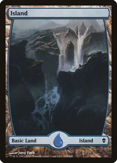 Île, carte Magic ZEN 235 — extension Zendikar