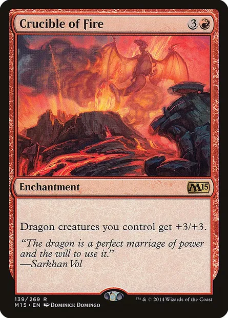 Crucible of Fire, Magic card M15 139 — Magic 2015 set
