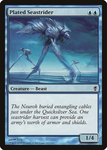 Plated Seastrider, Magic card CNS 103 — Conspiracy set