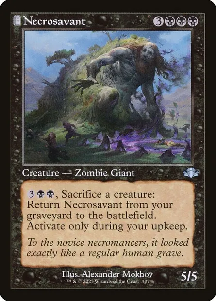 Necrosavant, Magic card DMR 307 — Dominaria Remastered set