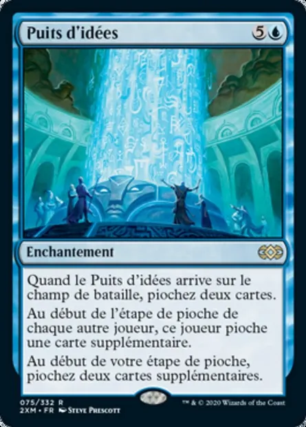 Puits d'idées, carte Magic 2XM 75 — extension Double Masters