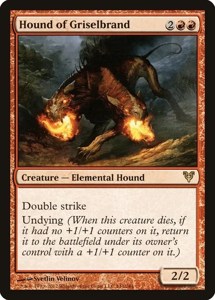 Hound of Griselbrand, Magic card AVR 141 — Avacyn Restored set