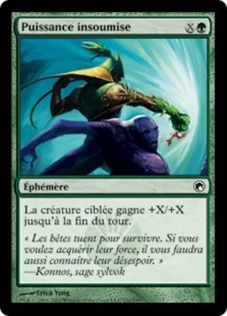 Puissance insoumise, carte Magic SOM 131 — extension Cicatrices de Mirrodin
