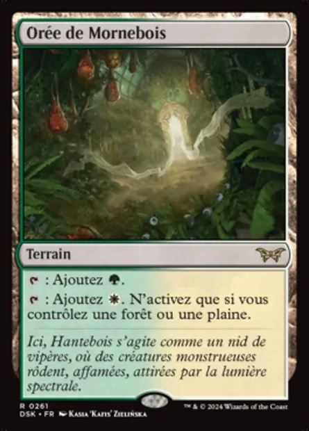 Orée de Mornebois, carte Magic DSK 261 — extension Duskmourn: House of Horror