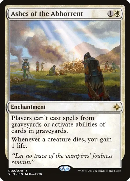 Ashes of the Abhorrent, Magic card XLN 2 — Ixalan set