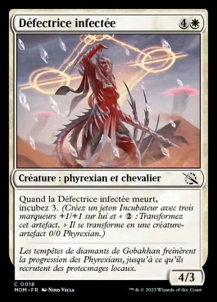 Défectrice infectée, carte Magic MOM 18 — extension L'invasion des machines