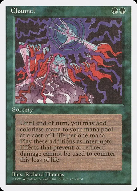 Channel, Magic card 4ED 236 — Fourth Edition set