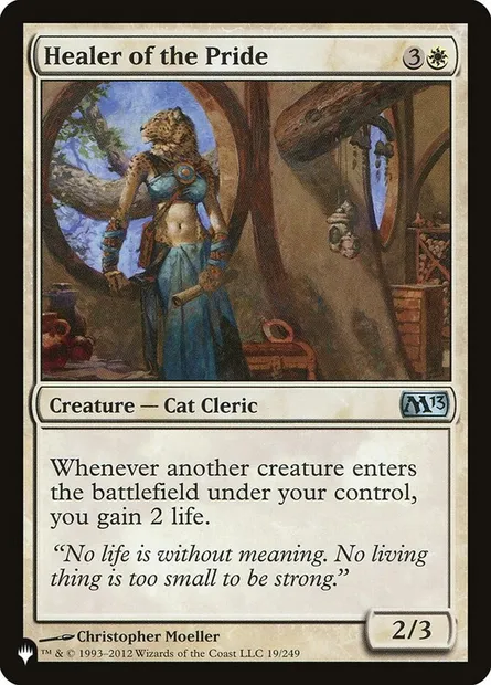 Healer of the Pride, Magic card PLST M13-19 — The List set