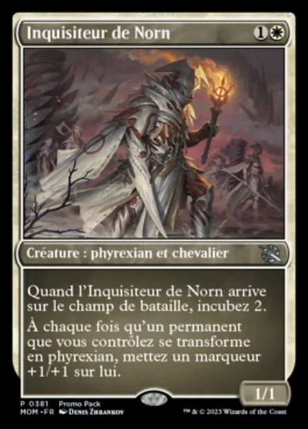 Inquisiteur de Norn, carte Magic MOM 381 — extension L'invasion des machines