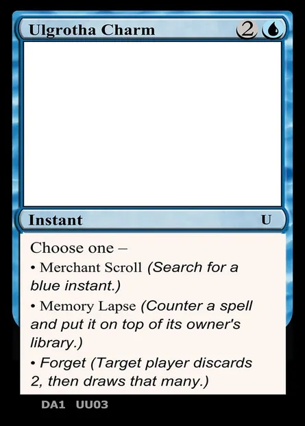 Ulgrotha Charm, carte Magic UNK UU03b — extension Unknown Event
