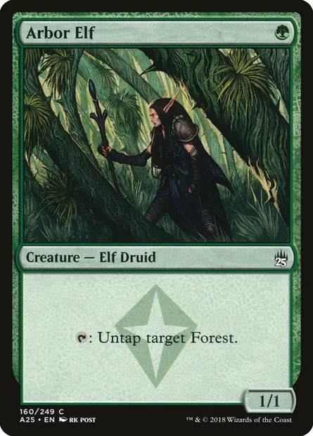 Arbor Elf, Magic card A25 160 — Masters 25 set