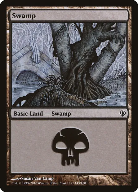 Swamp, Magic card ARC 143 — Archenemy set