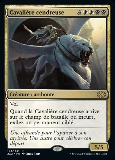 Cavalière cendreuse, carte Magic 2X2 173 — extension Double Masters 2022