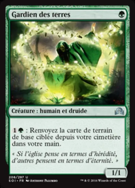 Gardien des terres, carte Magic SOI 208 — extension Ténèbres sur Innistrad
