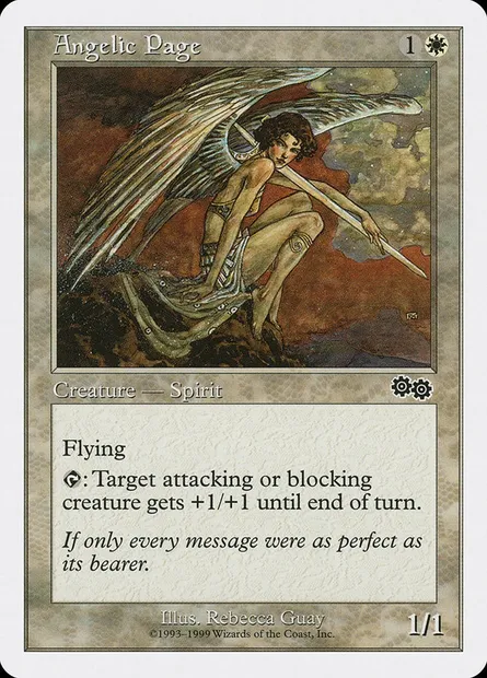 Angelic Page, Magic card BRB 4 — Battle Royale Box Set set
