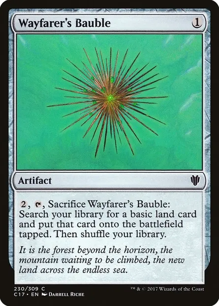 Wayfarer's Bauble, Magic card C17 230 — Commander 2017 set