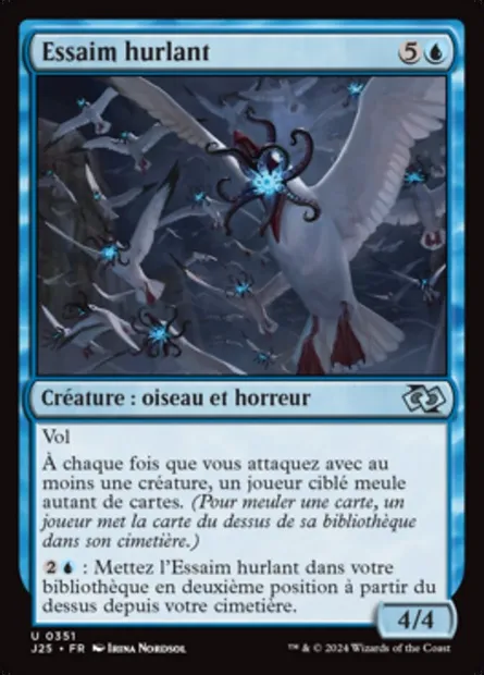Essaim hurlant, carte Magic J25 351 — extension Foundations Jumpstart
