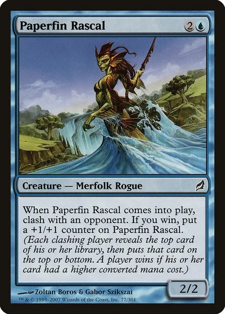 Paperfin Rascal, Magic card LRW 77 — Lorwyn set