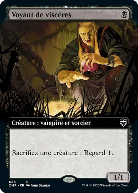 Voyant de viscères, carte Magic CMR 658 — extension Commander Legends
