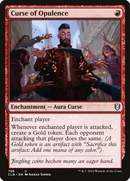 Curse of Opulence, Magic card CLB 786 — Commander Legends: Battle for Baldur's Gate set