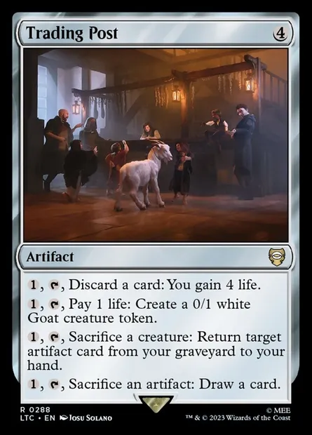 Trading Post, Magic card LTC 288 — Tales of Middle-earth Commander set