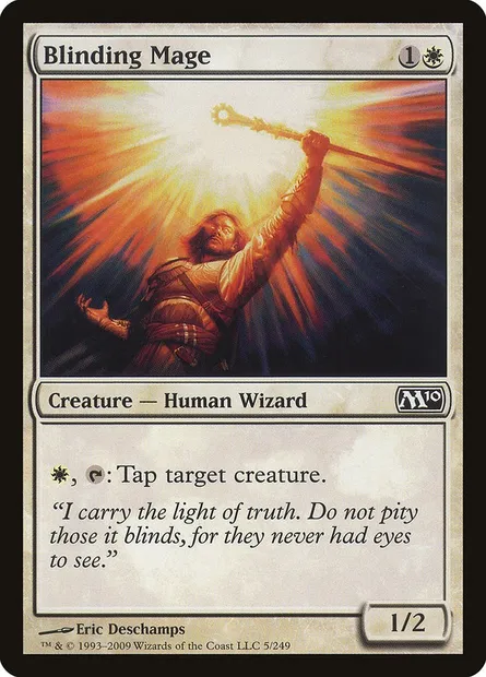 Blinding Mage, Magic card M10 5 — Magic 2010 set