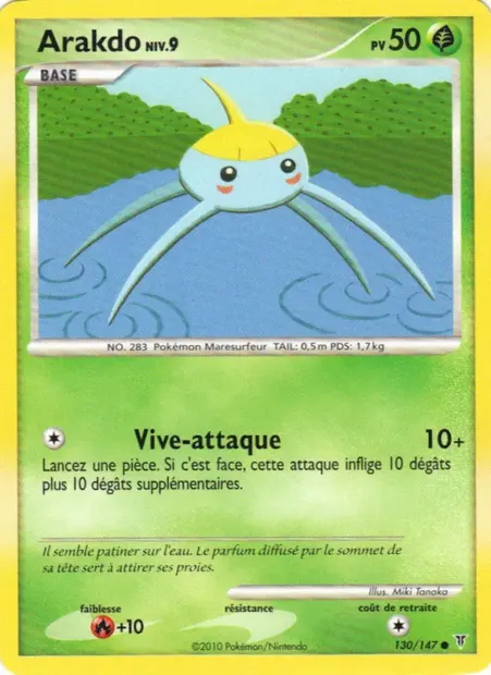 Arakdo, carte Pokémon SV 130 — extension Vainqueurs Suprêmes