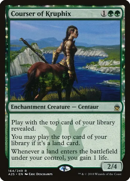 Courser of Kruphix, Magic card A25 164 — Masters 25 set