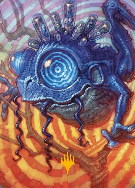 Psychic Frog // Psychic Frog, carte Magic AMH3 41 — extension Modern Horizons 3 Art Series