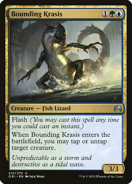 Bounding Krasis, Magic card ORI 212 — Magic Origins set