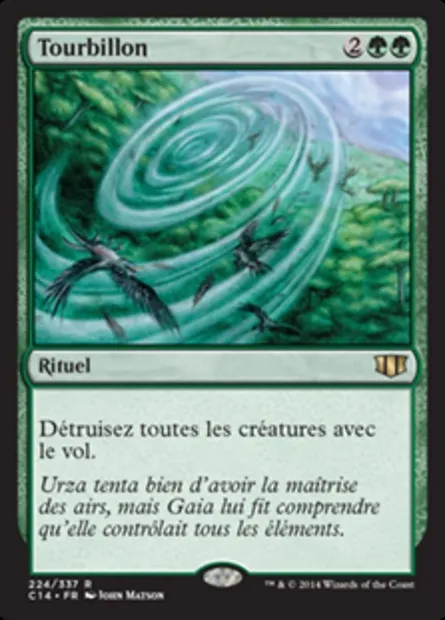 Tourbillon, carte Magic C14 224 — extension Commander 2014