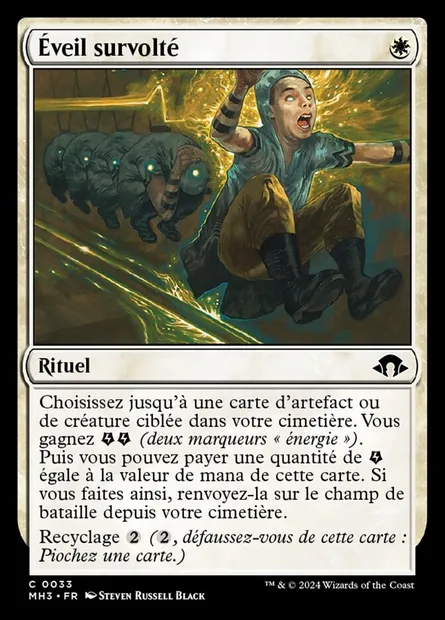 Éveil survolté, carte Magic MH3 33 — extension Modern Horizons 3