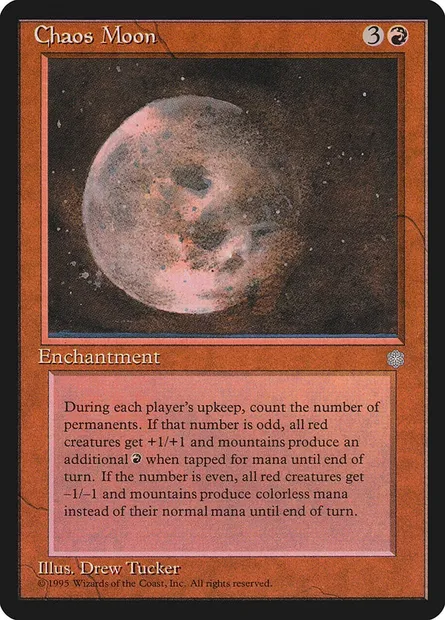 Chaos Moon, Magic card ICE 179 — Ice Age set