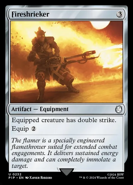 Fireshrieker, Magic card PIP 232 — Fallout set