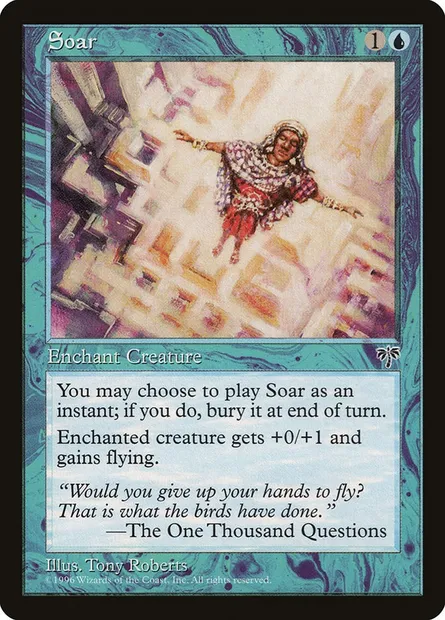 Soar, Magic card MIR 93 — Mirage set