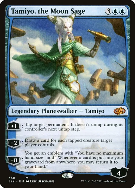 Tamiyo, the Moon Sage, Magic card J22 358 — Jumpstart 2022 set