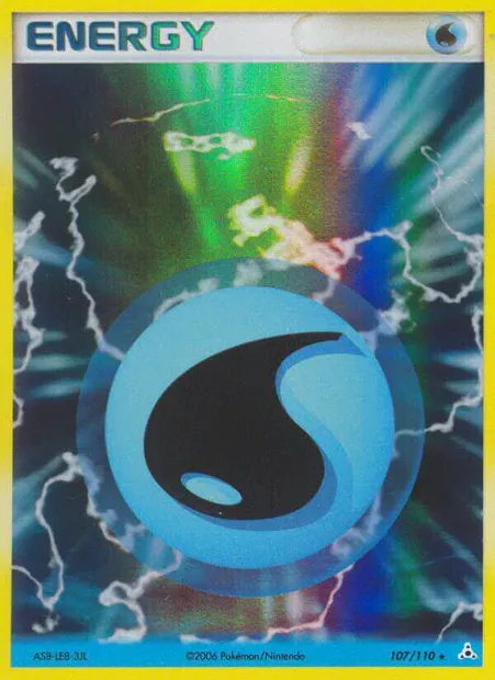Water Energy, Pokémon card HP 107 — Holon Phantoms set