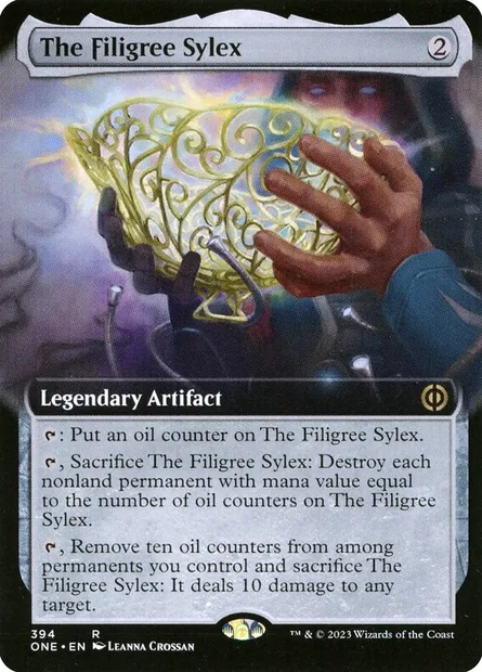 The Filigree Sylex, Magic card ONE 394 — Phyrexia: All Will Be One set