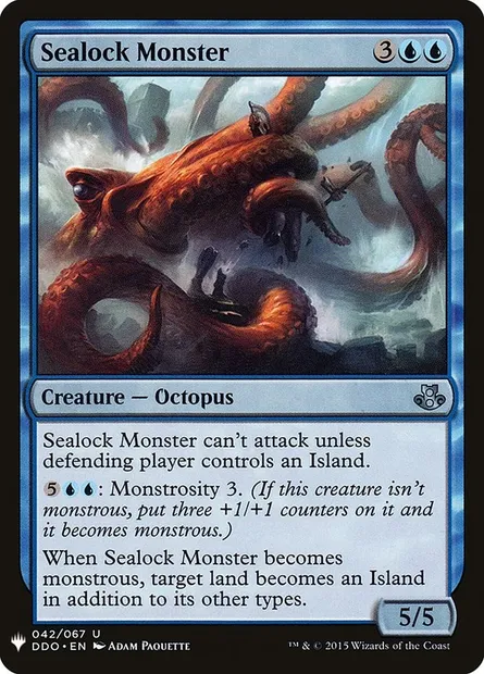 Sealock Monster, Magic card PLST DDO-42 — The List set