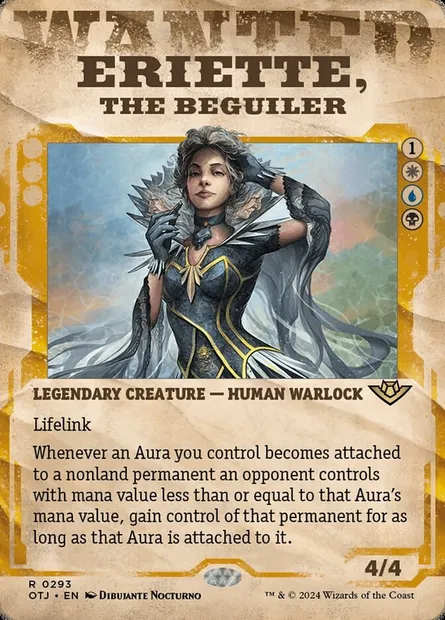 Eriette, the Beguiler, Magic card OTJ 293 — Outlaws of Thunder Junction set