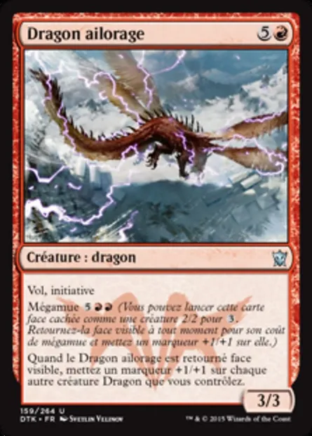 Dragon ailorage, carte Magic DTK 159 — extension Les Dragons de Tarkir