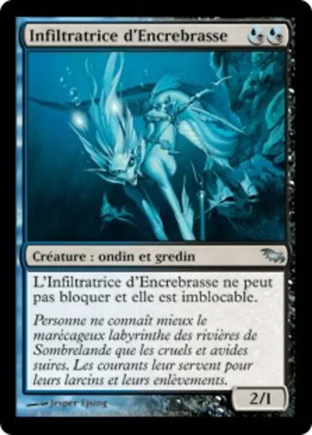Infiltratrice d'Encrebrasse, carte Magic SHM 167 — extension Sombrelande