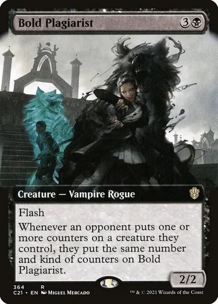 Bold Plagiarist, Magic card C21 364 — Commander 2021 set