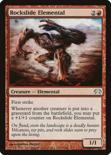 Rockslide Elemental, Magic card HOP 63 — Planechase set