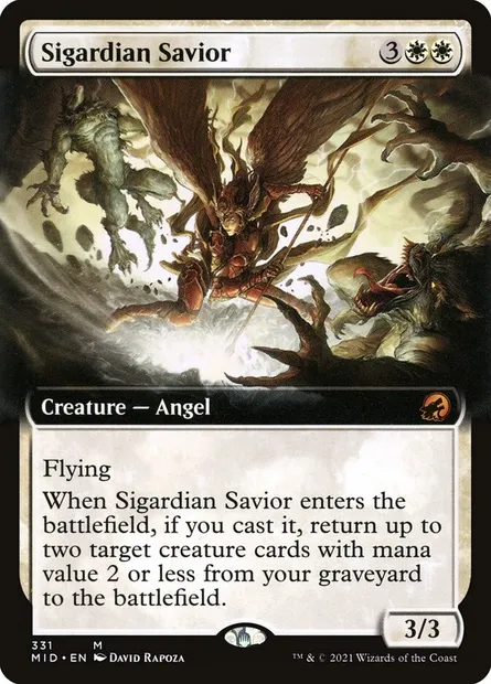 Sigardian Savior, Magic card MID 331 — Innistrad: Midnight Hunt set