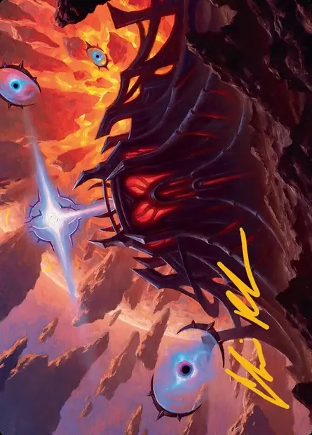 Secluded Starforge // Secluded Starforge, carte Magic AEOE 32 — extension Edge of Eternities Art Series