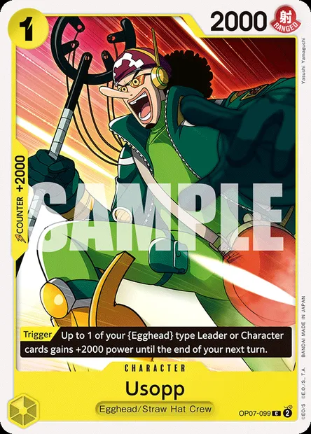 Usopp, One Piece card OP07-099 — 500 YEARS IN THE FUTURE set